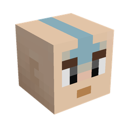 Brown skin: head render