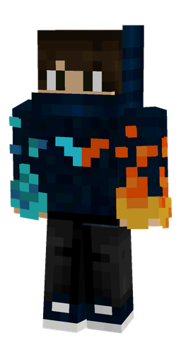 Black skin: body, front render