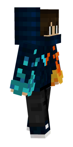 Black skin: body, right side render