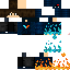 Black skin: raw texture render