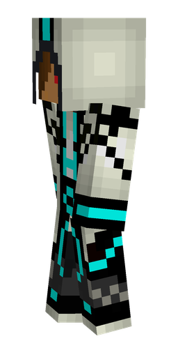 Black skin: body, left side render