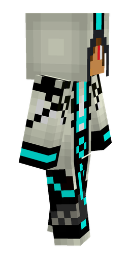 Black skin: body, right side render