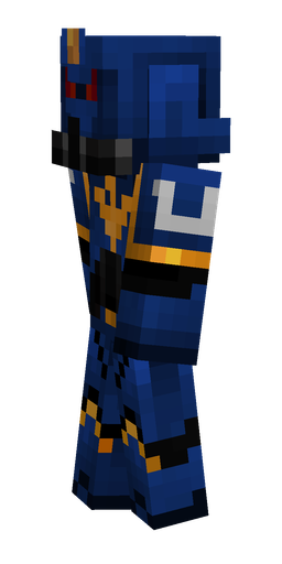Black skin: body, left side render