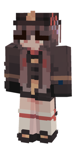 Black skin: body, front render