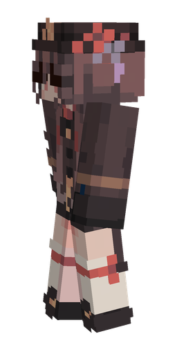 Black skin: body, left side render