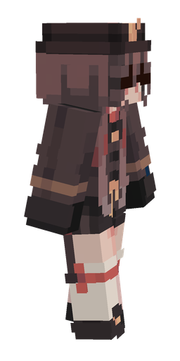 Black skin: body, right side render