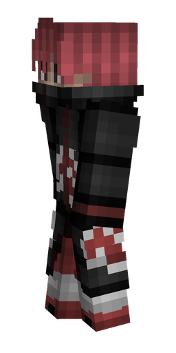 Black skin: body, left side render