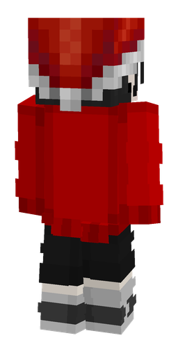 Black skin: body, back render