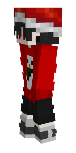 Black skin: body, left side render