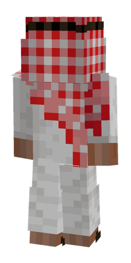 Red skin: body, back render