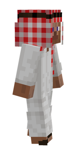 Red skin: body, right side render