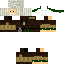 Black skin: raw texture render