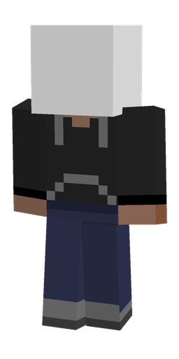 Black skin: body, front render