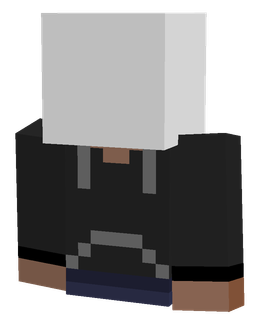 Black skin: bust render