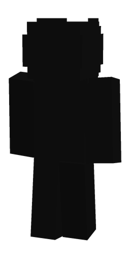 Black skin: body, back render
