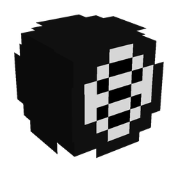 Black skin: head render