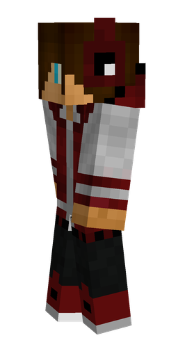 Black skin: body, left side render