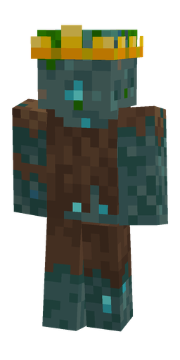 Blue skin: body, back render