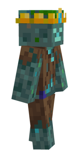 Blue skin: body, right side render