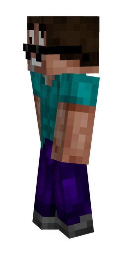 Black skin: body, left side render