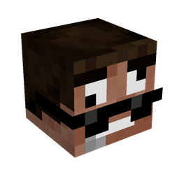 Black skin: head render