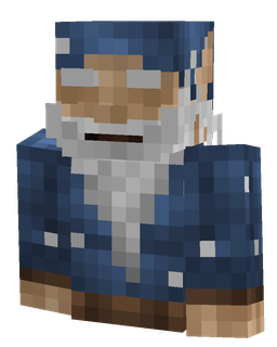 Blue skin: bust render