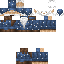 Blue skin: raw texture render