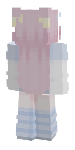 Blue skin: body, back render