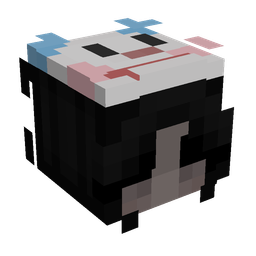Black skin: head render