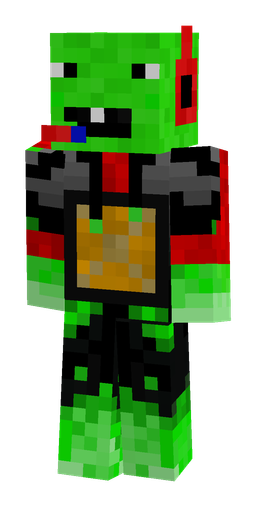 Black skin: body, front render