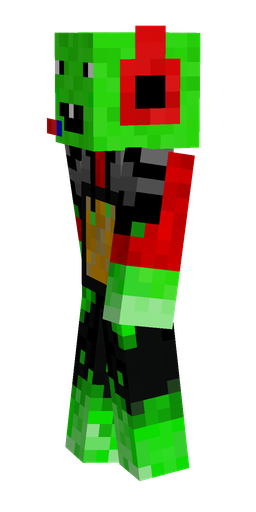Black skin: body, left side render