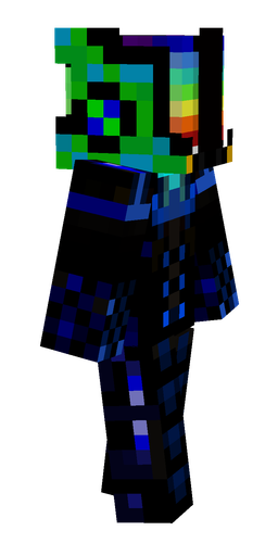 Black skin: body, right side render
