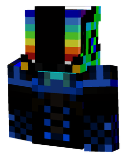 Black skin: bust render