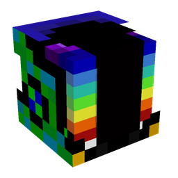 Black skin: head render
