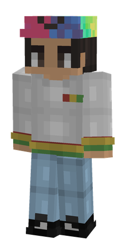 Black skin: body, front render