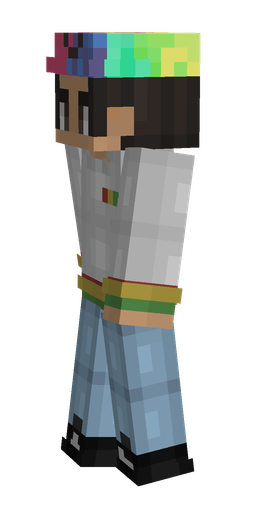 Black skin: body, left side render
