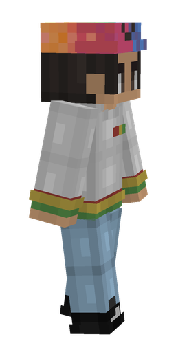 Black skin: body, right side render