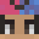 Black skin: face render