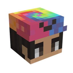 Black skin: head render
