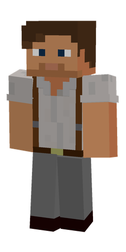 Brown skin: body, front render