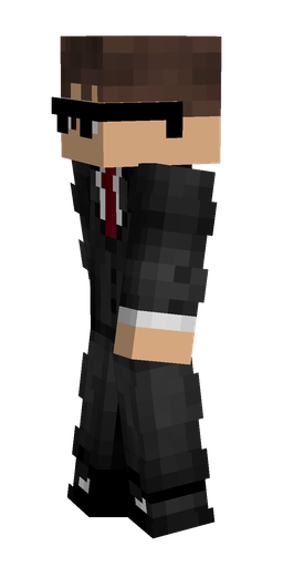Black skin: body, left side render