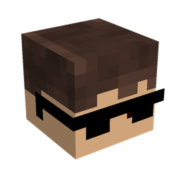 Black skin: head render