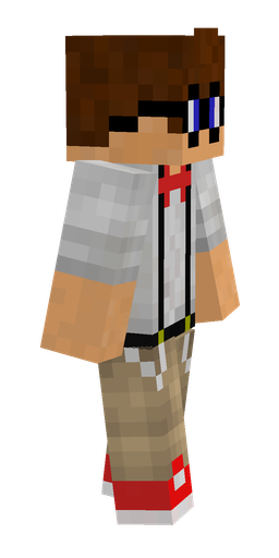 Brown skin: body, right side render