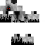Black skin: raw texture render