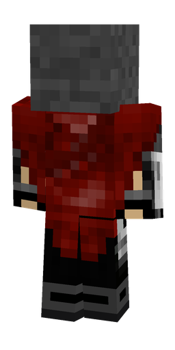 Black skin: body, back render