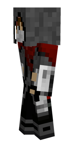 Black skin: body, left side render