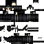 Black skin: raw texture render