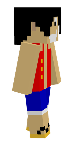 Black skin: body, right side render