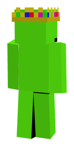 Green skin: body, back render