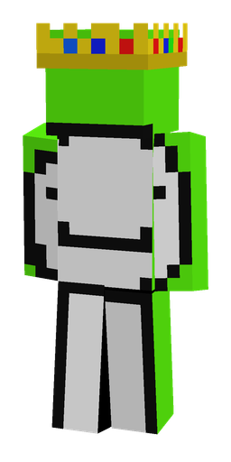 Green skin: body, front render